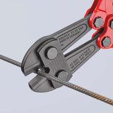 KNIPEX Bolzenschneider 460 mm mit Mehrkomponenten-Hüllen – für harten Draht bis 5 mm