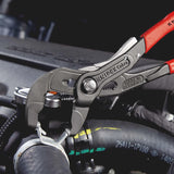 KNIPEX Federbandschellenzange 250 mm – Universelle Greifeinsätze, 25 Einstellungen, max. 70 mm