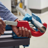 KNIPEX Rohrabschneider TubiX® 6-35 mm – QuickLock-Einhandschnellfixierung für Kupfer, Messing, Edelstahl