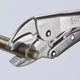 KNIPEX Gripzange 250 mm – Einhandbedienung, max. 40 mm Spannweite, Kniehebelübersetzung