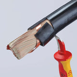 KNIPEX Abmantelungsmesser 155 mm VDE-isoliert mit Mehrkomponentengriff