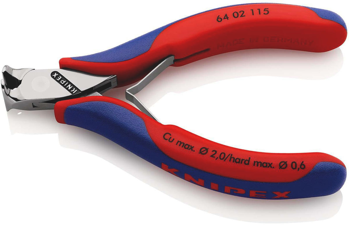 KNIPEX Elektronik-Vornschneider 115 mm Form 0 – Präzisionszange für feinste Schneidarbeiten