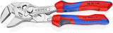 KNIPEX Zangenschlüssel 400 mm – Spannweite 85 mm, verchromt, mit Kunststoffüberzug