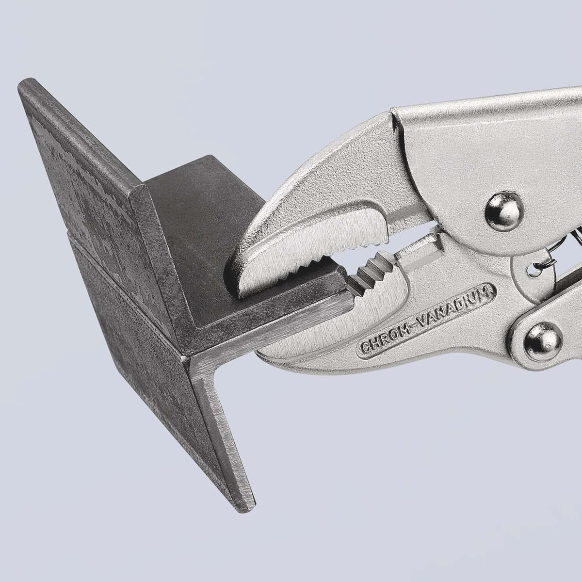 KNIPEX Gripzange 250 mm – Einhandbedienung, max. 40 mm Spannweite, Kniehebelübersetzung