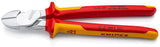 KNIPEX Kraftseitenschneider VDE 250 mm – 20 % Kraftersparnis, isoliert bis 1000 V