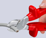 KNIPEX Kraftseitenschneider VDE 250 mm – 20 % Kraftersparnis, isoliert bis 1000 V