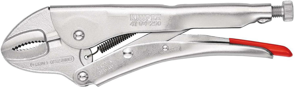 KNIPEX Gripzange 250 mm – Einhandbedienung, max. 40 mm Spannweite, Kniehebelübersetzung