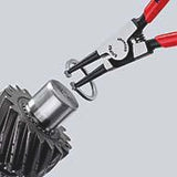 KNIPEX Sicherungsringzange A 0 für Wellen Ø 3-10 mm, poliert, gerade Spitzen, Chrom-Vanadin-Stahl