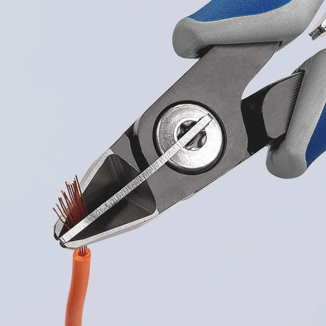 KNIPEX Präzisions-Elektronik-Seitenschneider 120 mm Form 2, poliert, ohne Facette