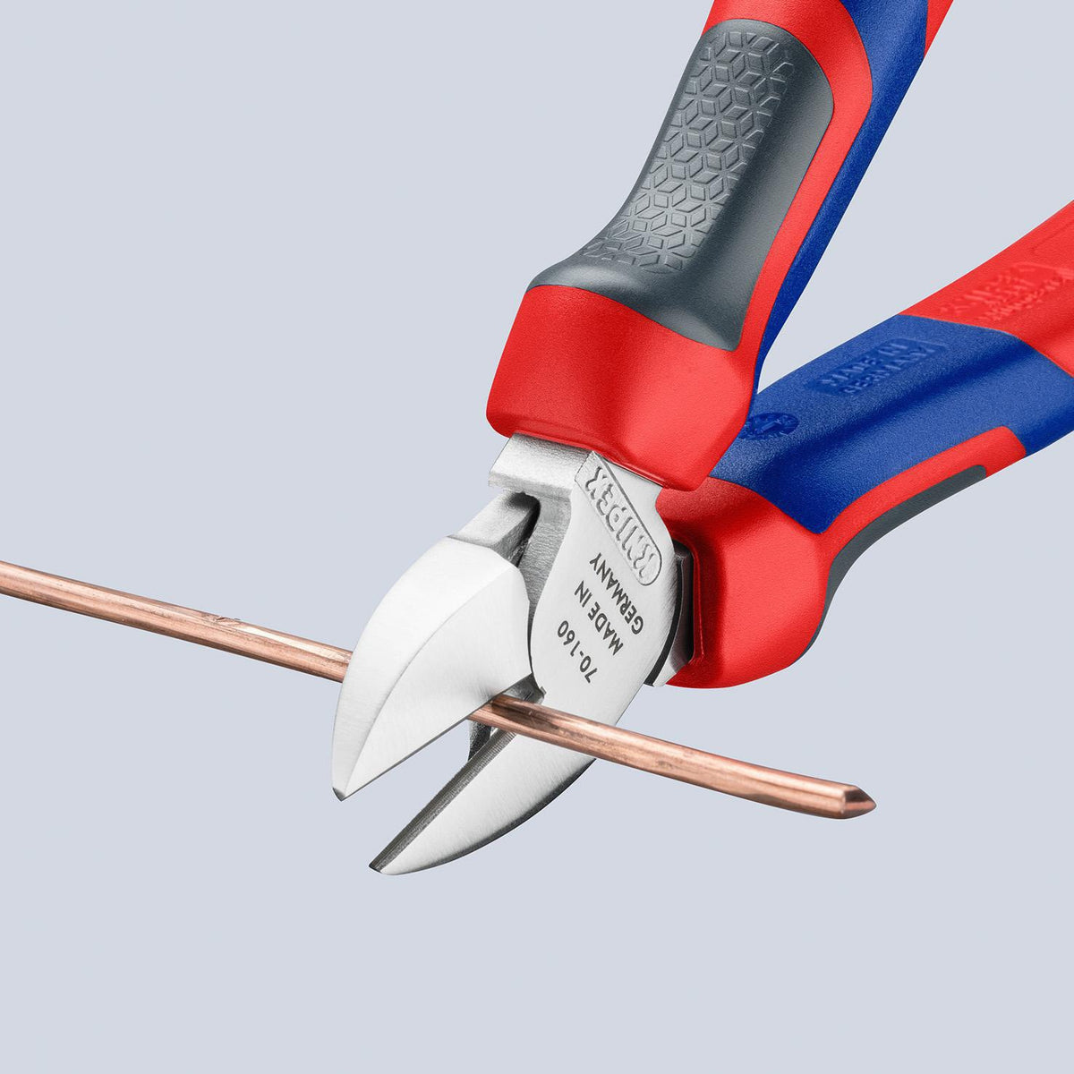 KNIPEX Seitenschneider 160 mm Comfort-Griff, verchromter Kopf, Vanadin-Elektrostahl