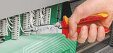 KNIPEX Elektroinstallationszange 200 mm VDE isoliert – Multifunktionszange mit Öse
