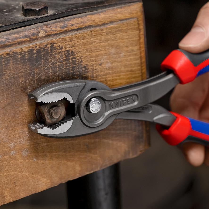 KNIPEX TwinGrip Frontgreifzange 200 mm – Robuste Zange mit Front- und Seitengreif-Funktion
