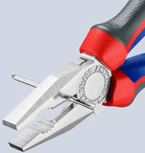 KNIPEX Kombizange 140 mm verchromt mit Comfort-Griff – Präzision für Handwerk und Elektro