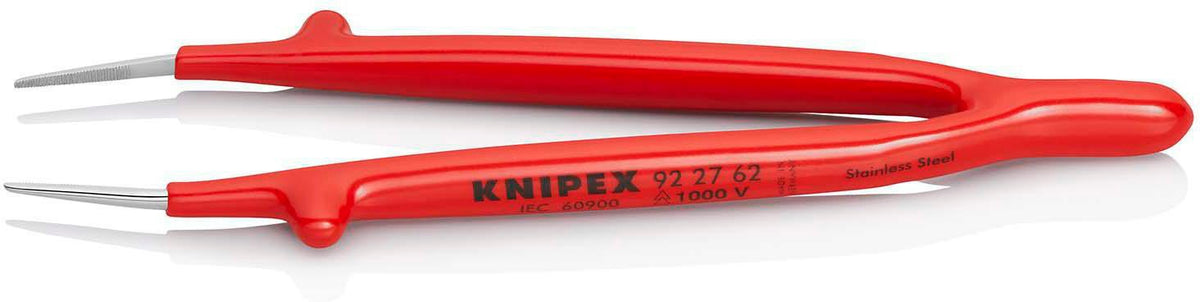 KNIPEX Präzisionspinzette 150 mm gerade verchromt gezahnt VDE-isoliert