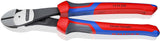 KNIPEX Kraftseitenschneider 200 mm Form 2 mit 20 % Kraftersparnis und Kunststoffüberzug
