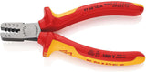 KNIPEX Aderendhülsenzange 145 mm für 0,25–2,5 mm² – VDE-isoliert, Mehrkomponenten-Hüllen