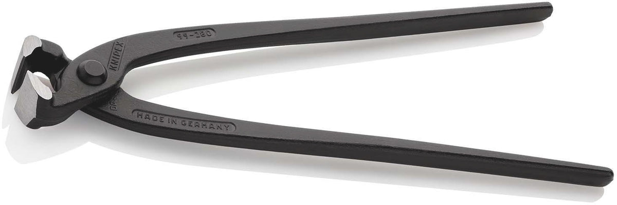 KNIPEX Monierzange 220 mm poliert schwarz atramentiert – Zum Verdrillen und Schneiden von Bindedraht