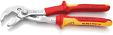 KNIPEX Wasserpumpenzange Cobra® 250 mm VDE-isoliert bis 1000 V – 24 Einstellpositionen, Spannweite 46 mm
