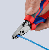 KNIPEX Aderendhülsenzange 180 mm für 0,25-16,0 mm² – Poliert, Spezial-Werkzeugstahl