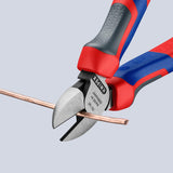 KNIPEX Seitenschneider 140 mm, polierter Kopf, Mehrkomponenten-Griffe, max. 1,8 mm