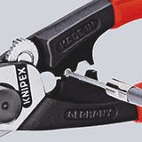 KNIPEX Drahtseilschere 190 mm – für harte Drahtseile, Kabel und Rundstahl, poliert