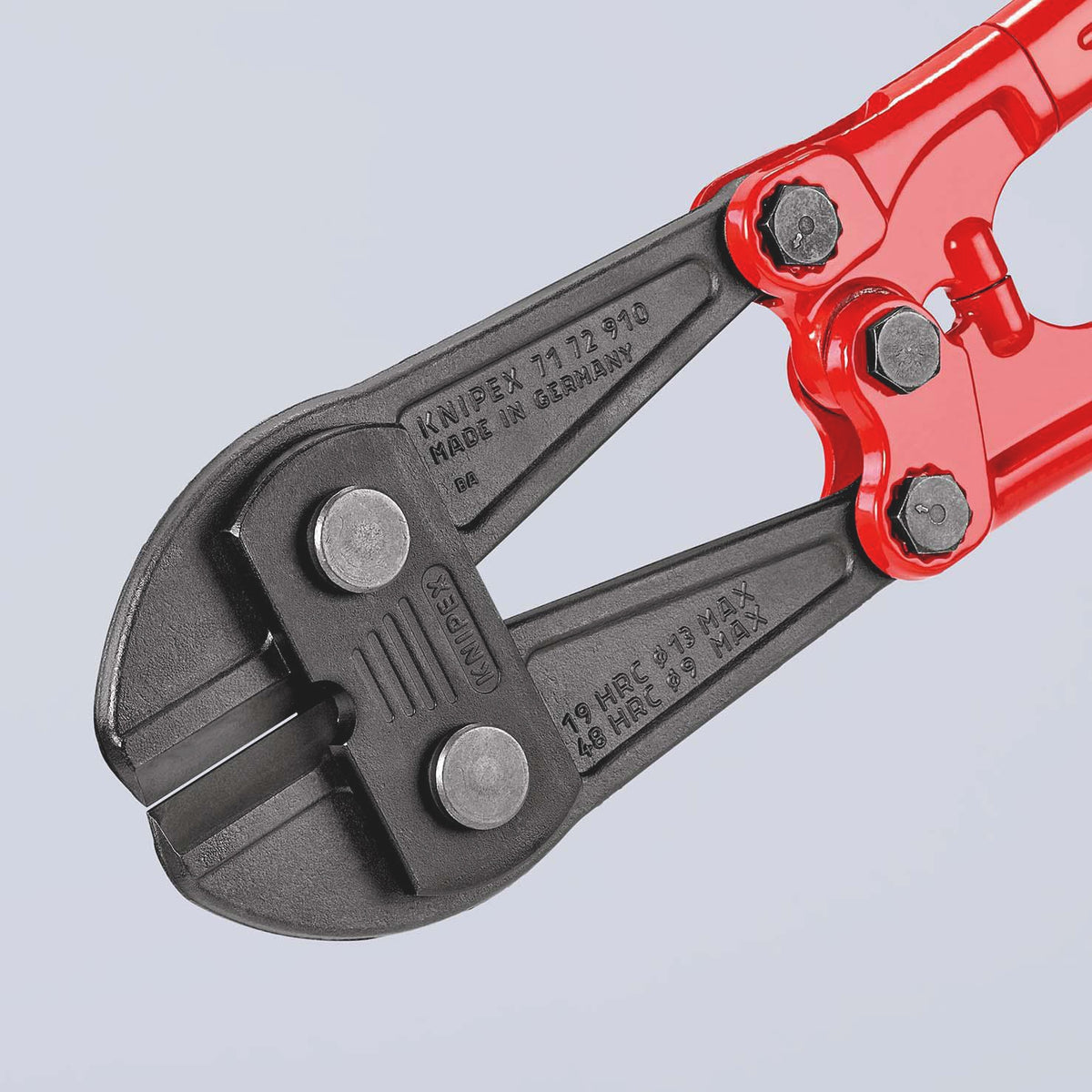 KNIPEX Bolzenschneider 460 mm mit Mehrkomponenten-Hüllen – für harten Draht bis 5 mm