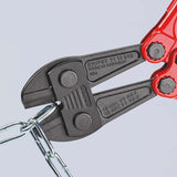 KNIPEX Bolzenschneider 460 mm mit Mehrkomponenten-Hüllen – für harten Draht bis 5 mm