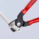 KNIPEX Kabelschere 160 mm mit Kunststoffüberzug – schneidet bis zu 40 % leichter