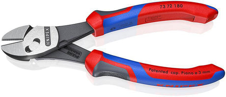 KNIPEX TwinForce® Hochleistungsseitenschneider L.180mm Comfort-Griff – 50% leichter schneiden
