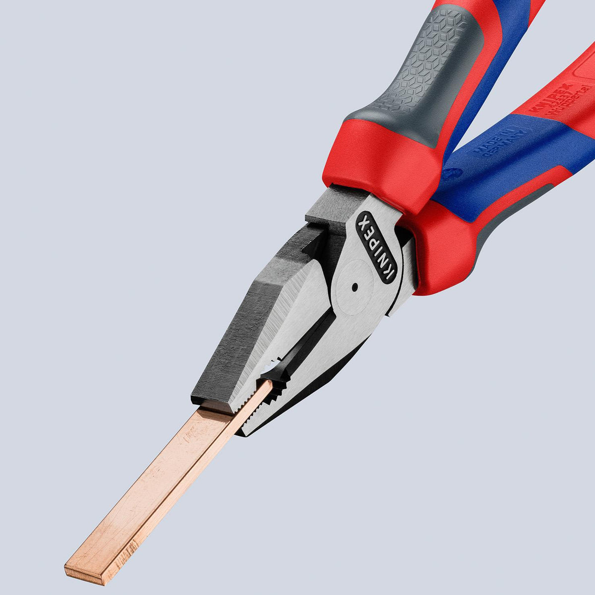 KNIPEX Kraftkombizange 180 mm mit Comfort-Griff – 35 % Kraftersparnis, poliert