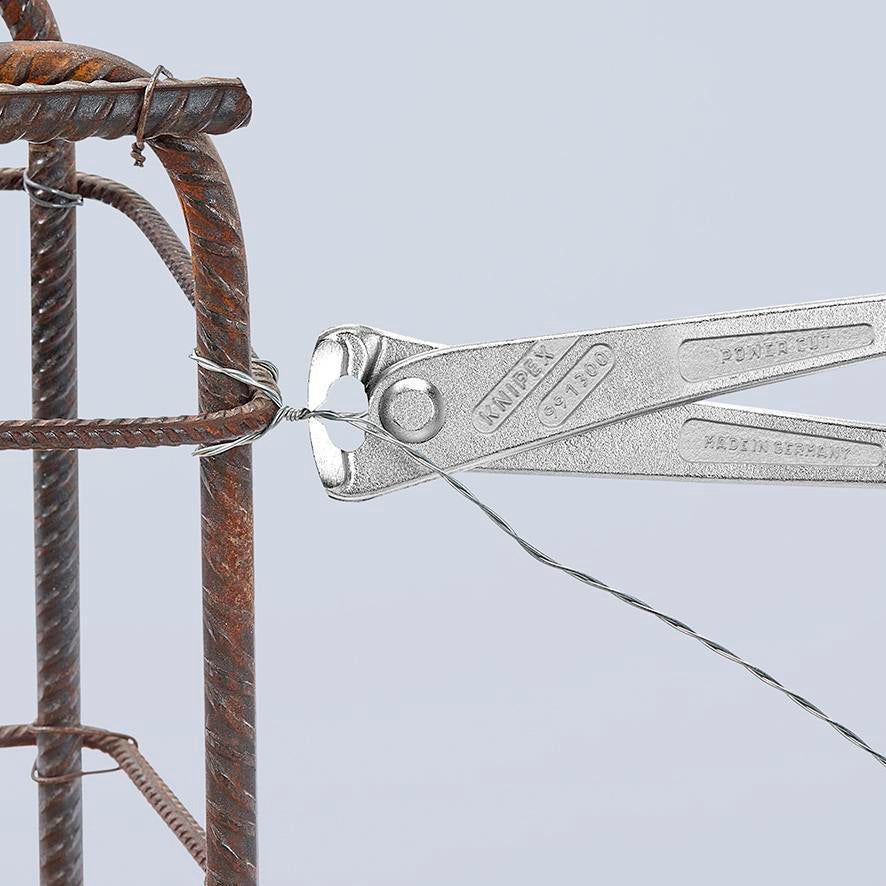 Kraftmonierzange 300 mm von KNIPEX – 25 % Kraftersparnis, glanzverzinkt