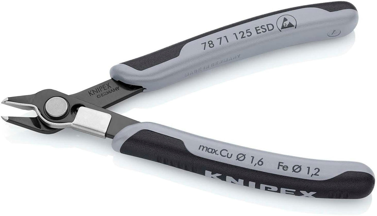 KNIPEX Elektronik-Seitenschneider Super-Knips® 140 mm brüniert ESD-fähig