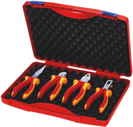 KNIPEX Zangensatz Kompakt-Box 4-teilig VDE im Kunststoffkoffer