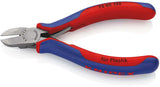 KNIPEX Seitenschneider für Kunststoffe 180 mm mit Kunststoffüberzug und Öffnungsfeder