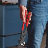 KNIPEX Zangenschlüssel 250 mm, Spannweite 52 mm, mit Kunststoffüberzug und Einstellskala