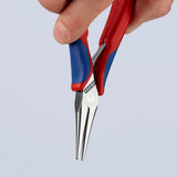 KNIPEX Elektronik-Greifzange 115 mm mit flachbreiten Backen und Kunststoffüberzug