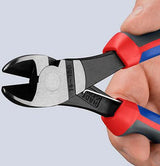 KNIPEX Kraftseitenschneider 160 mm poliert Form 1 mit Öffnungsfeder und Mehrkomponenten-Hüllen
