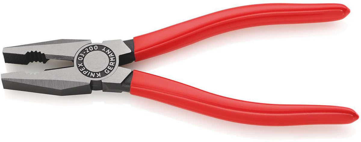 KNIPEX Kombizange 140 mm poliert mit Kunststoffüberzug – präzise Schneiden für Flach- und Rundmaterial