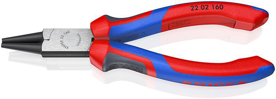 KNIPEX Rundzange 140 mm mit poliertem Kopf und Kunststoffüberzug – Präzise Drahtösen biegen