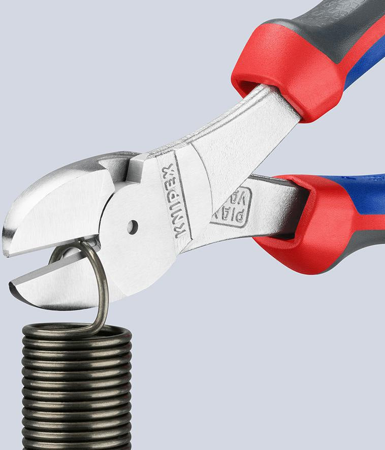 KNIPEX Kraftseitenschneider 140 mm Form 0 mit Mehrkomponenten-Hüllen – 20 % Kraftersparnis