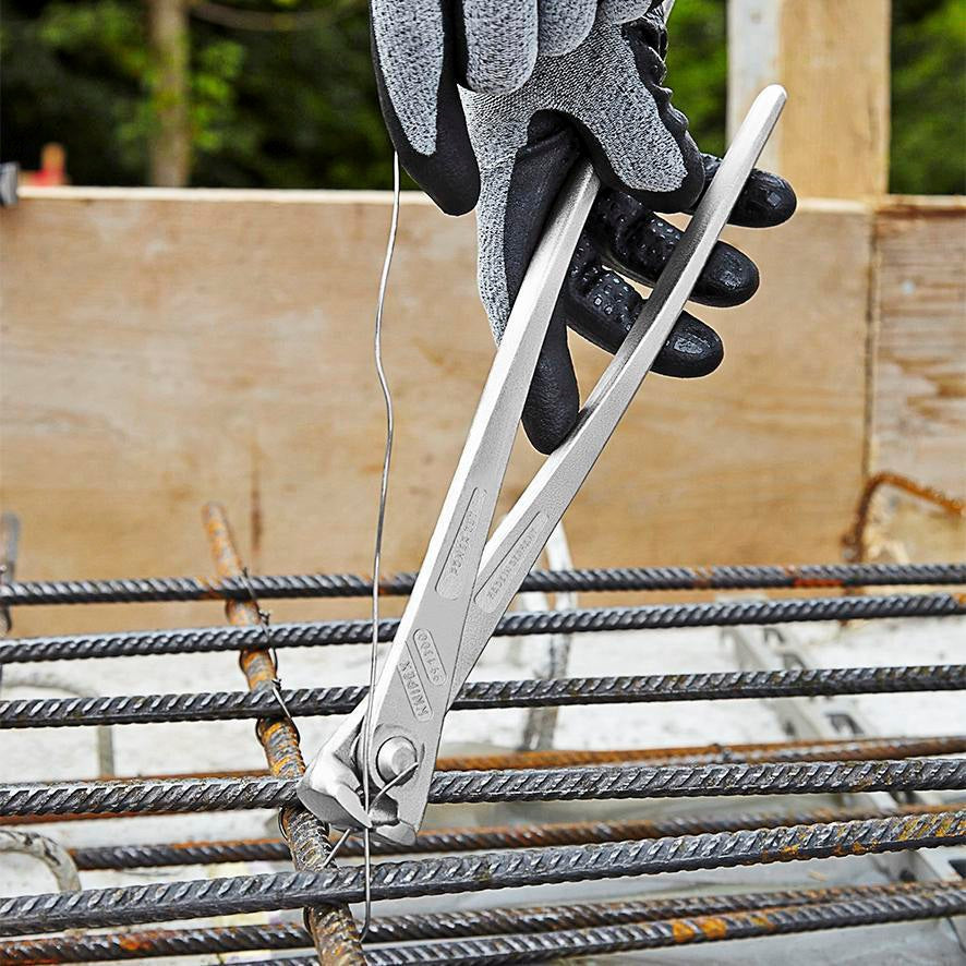 Kraftmonierzange 300 mm von KNIPEX – 25 % Kraftersparnis, glanzverzinkt