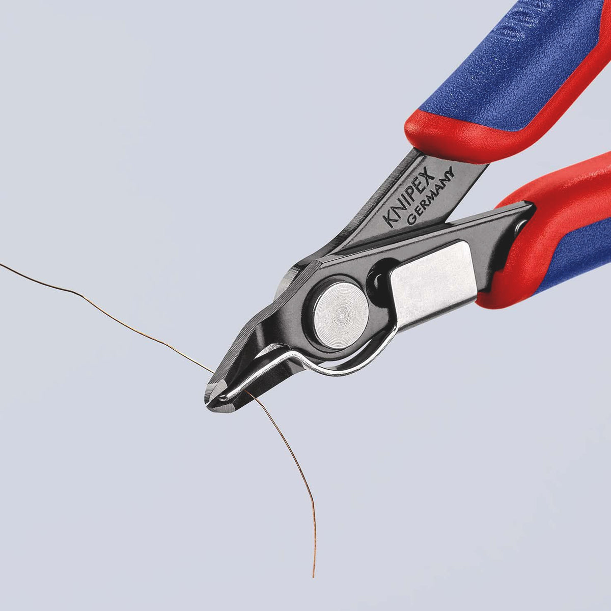 KNIPEX Elektronik-Seitenschneider Super-Knips® 125 mm – Präzisionszange für feinste Schneidarbeiten