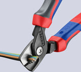 KNIPEX Kabelschere 160 mm mit Kunststoffüberzug – schneidet bis zu 40 % leichter