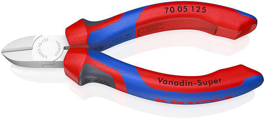 KNIPEX Seitenschneider 160 mm Comfort-Griff, verchromter Kopf, Vanadin-Elektrostahl