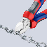 KNIPEX Seitenschneider 160 mm Comfort-Griff, verchromter Kopf, Vanadin-Elektrostahl