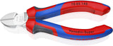 KNIPEX Seitenschneider 160 mm Comfort-Griff, verchromter Kopf, Vanadin-Elektrostahl