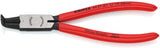 KNIPEX Sicherungsringzange J 01 für Innenringe in Bohrungen 8-13 mm, polierter Kopf