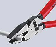 KNIPEX Kraftkombizange 180 mm mit Comfort-Griff – 35 % Kraftersparnis, poliert