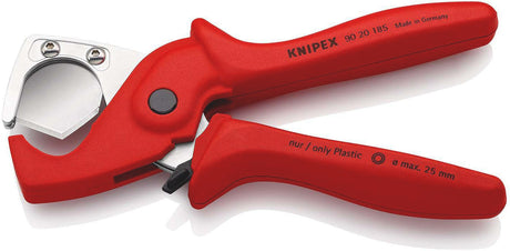 KNIPEX Rohrschneider für Kunststoffrohre und Schläuche bis 25 mm – 185 mm