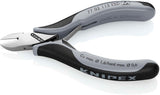 KNIPEX Elektronikseitenschneider 115 mm Form 4, spiegelpoliert, ESD, für feinste Schneidarbeiten